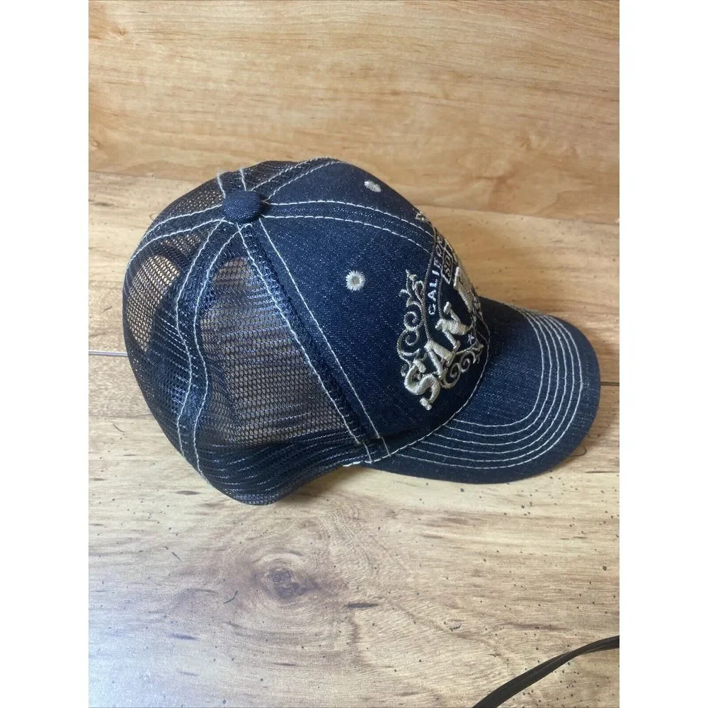 San Diego Ca. Jean Mesh‎ Truckers Hat Embroidered Adjustable Adult